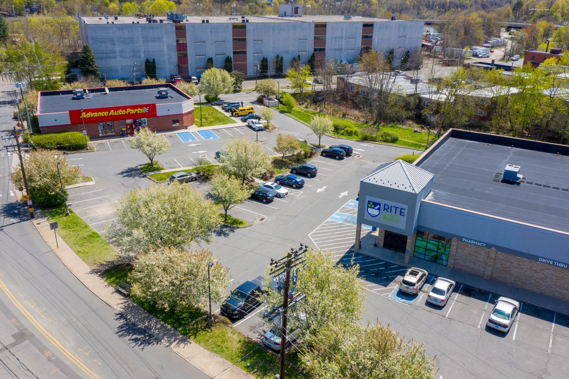 Aerial photo of building